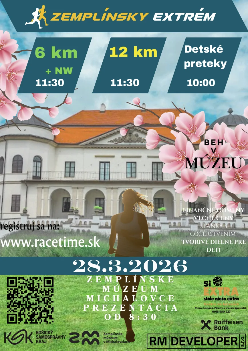 Zemplínsky extrém: Beh v múzeu jar 2026