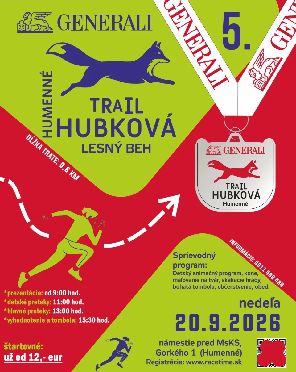 GENERALI TRAIL HUBKOVÁ 2026