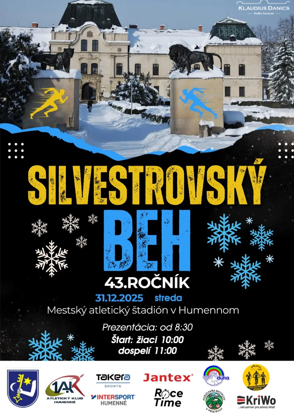 Silvestrovský beh 43. ročník - HUMENNÉ