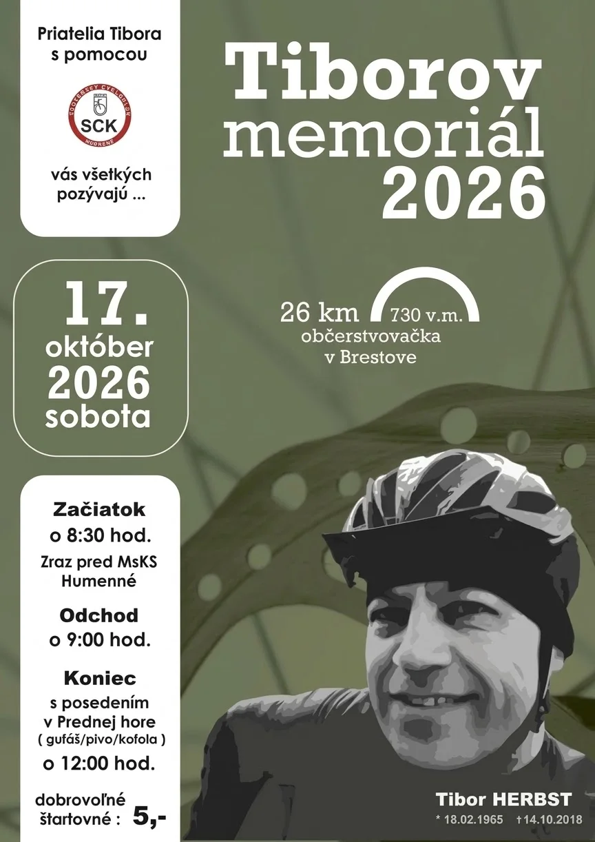 Tiborov memoriál 2026