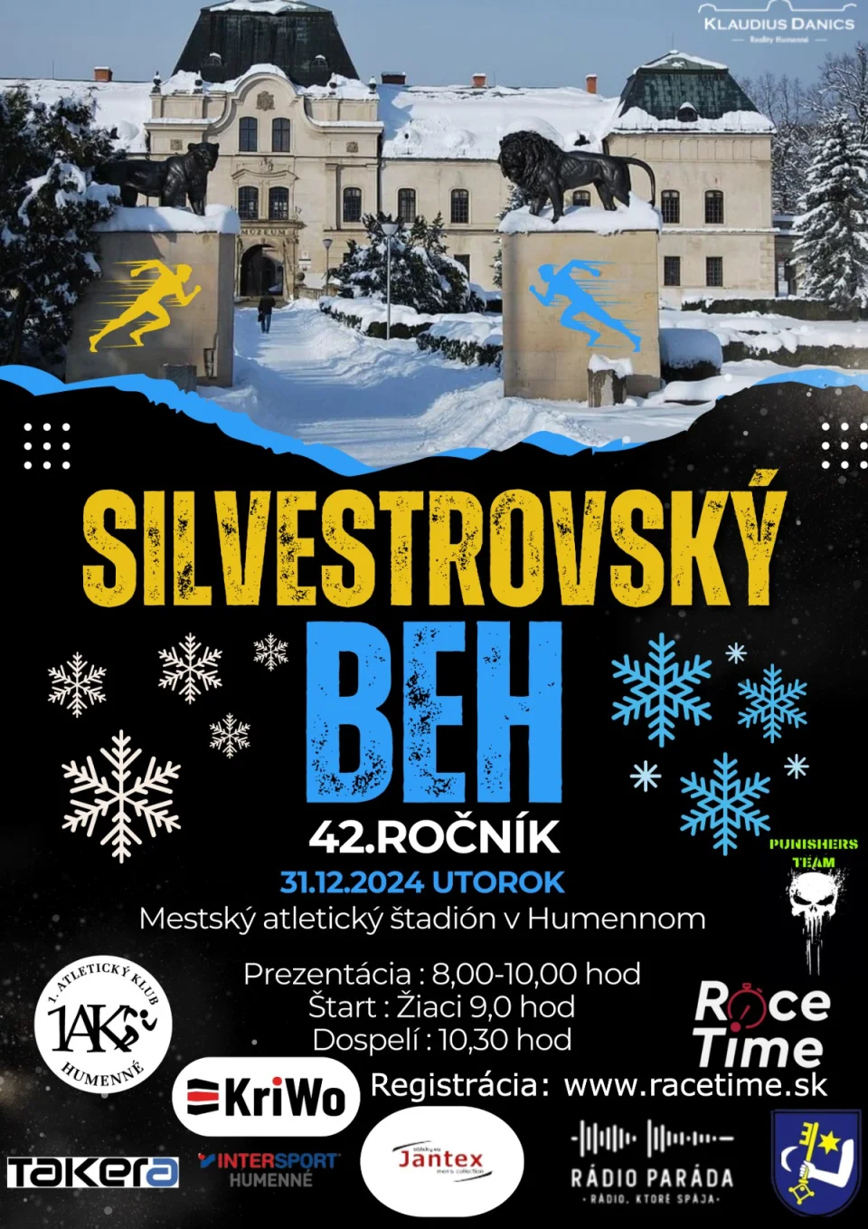 Silvestrovský beh 42. ročník - HUMENNÉ