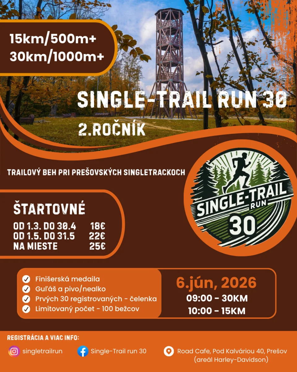 Single-Trail Run 30 Malkovská 