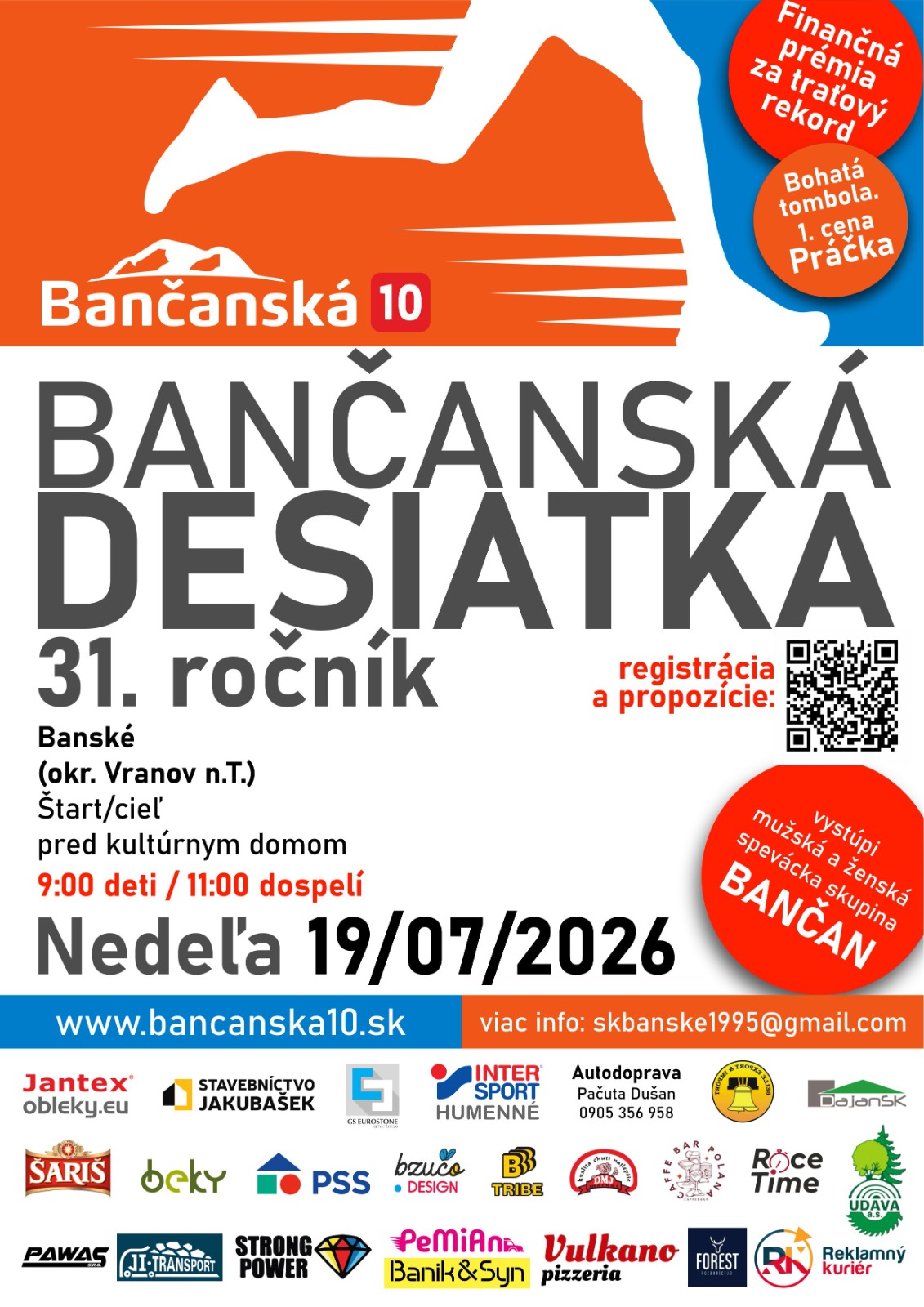 31. ročník BANČANSKEJ  DESIATKY