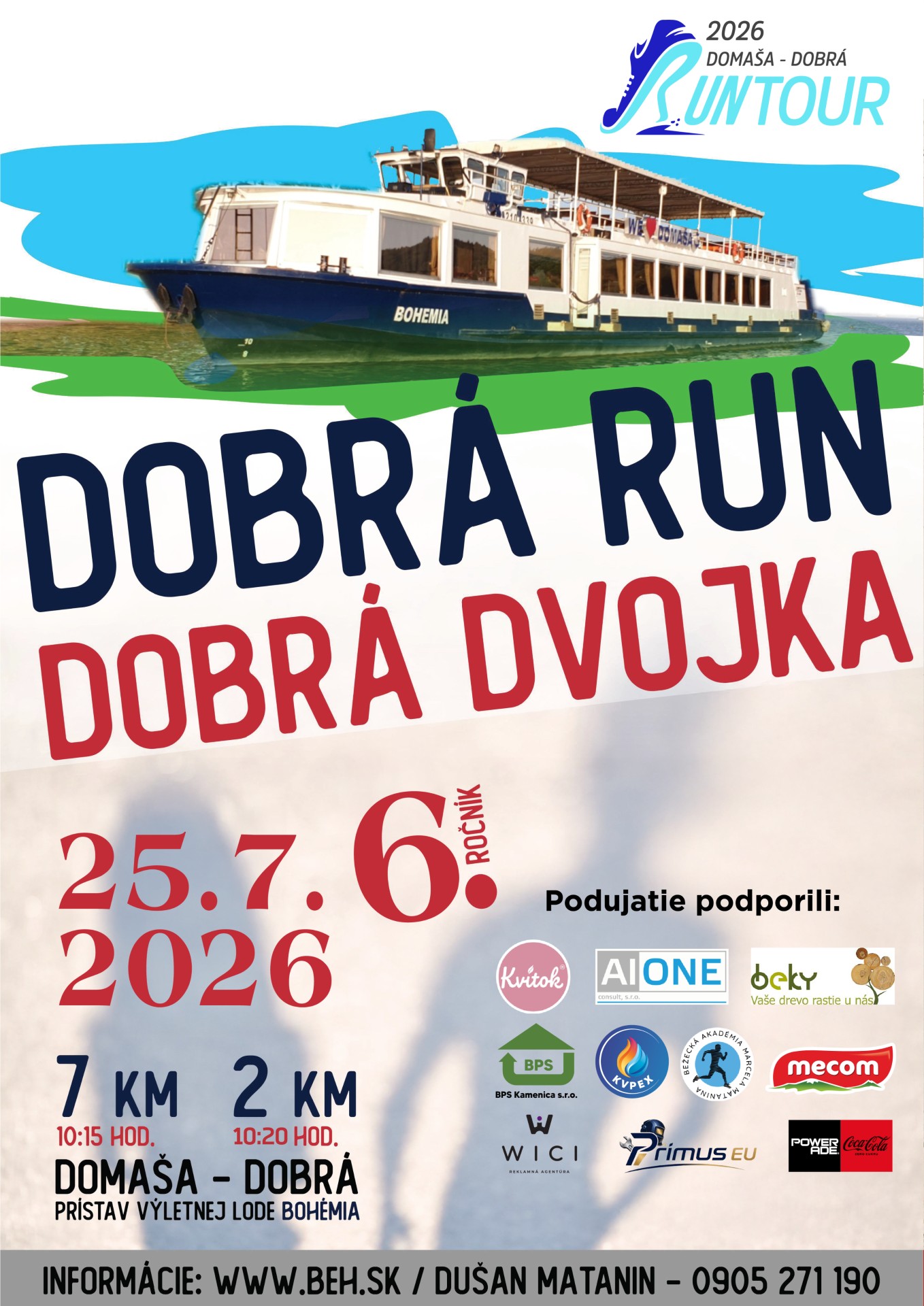 6. ročník Dobrá Run a Dobrá Dvojka 2026