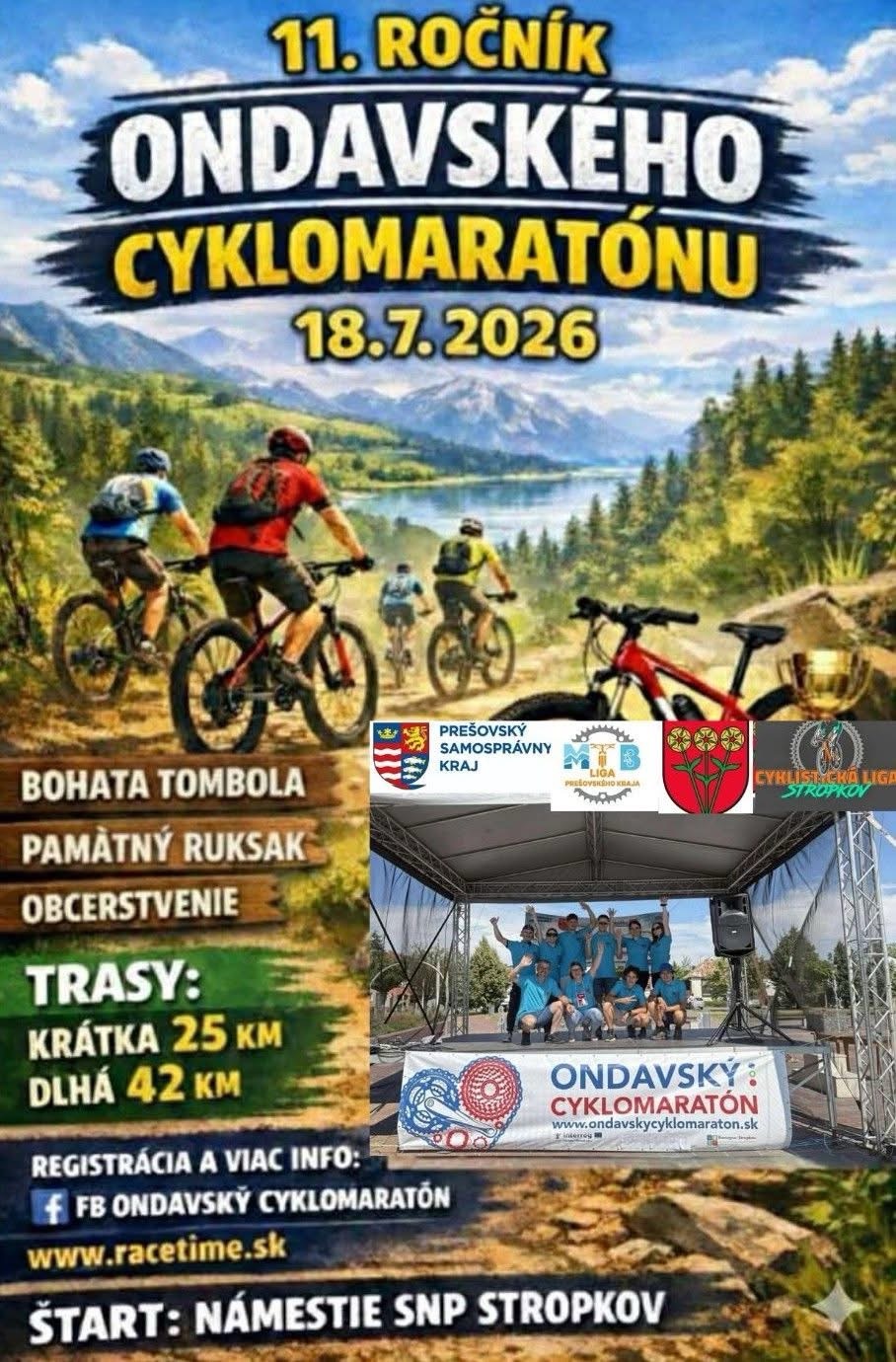 11. ročník Ondavský cyklomaratón