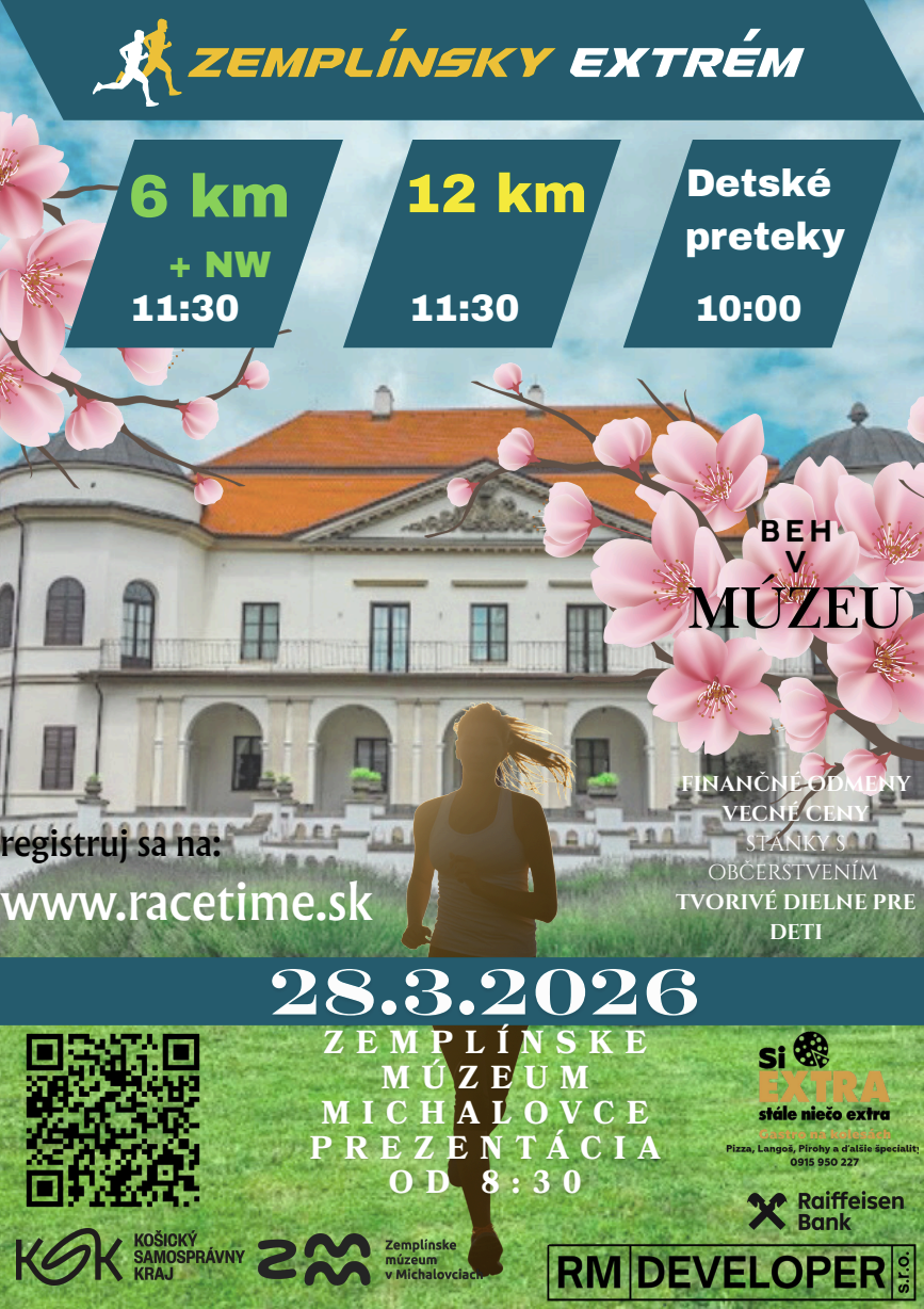 Zemplínsky extrém: Beh v múzeu jar 2026